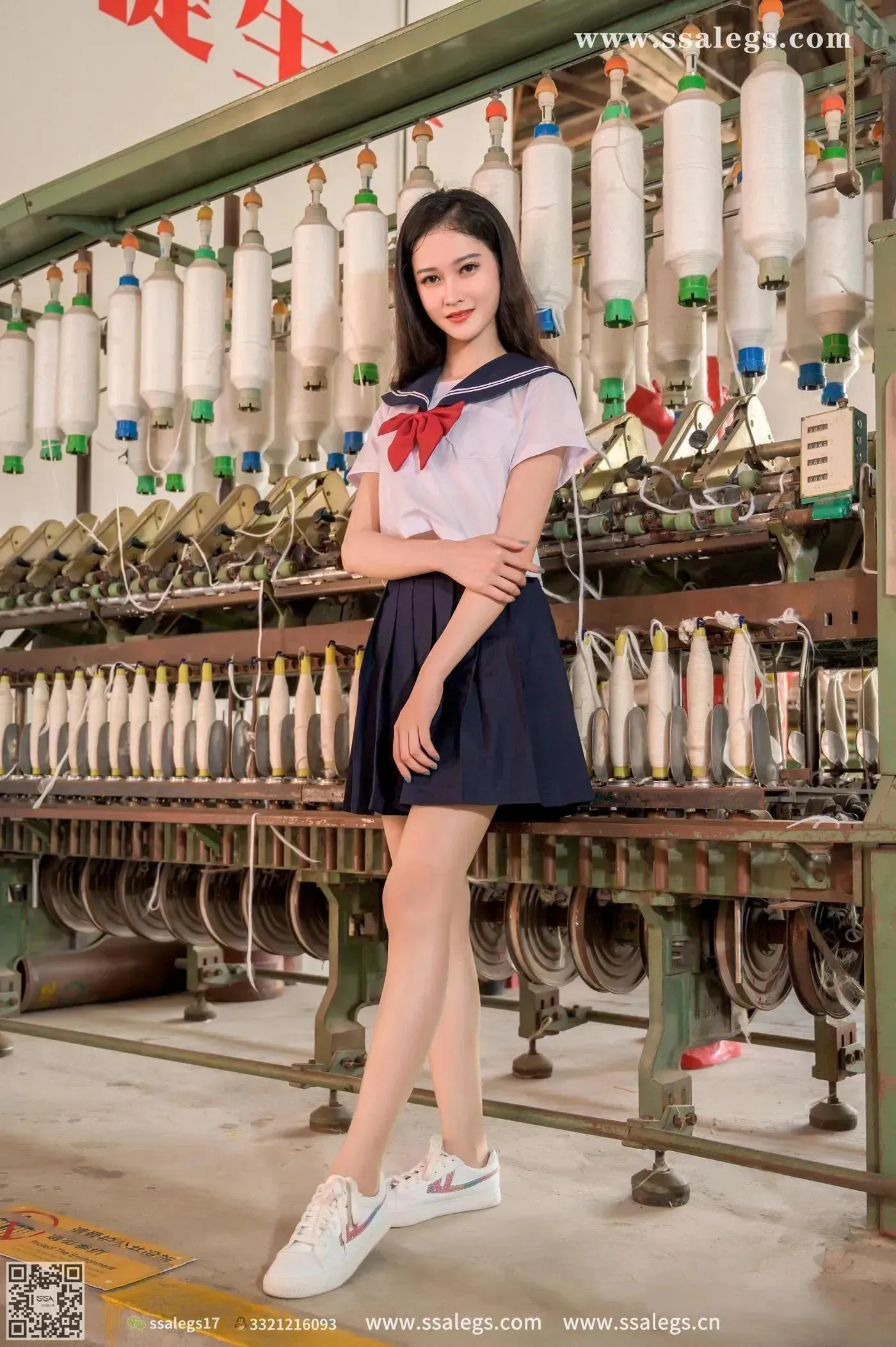 [SSA丝社]超清写真 NO.422 漫漫白色jk制服肉丝写真(下) [84P]插图8